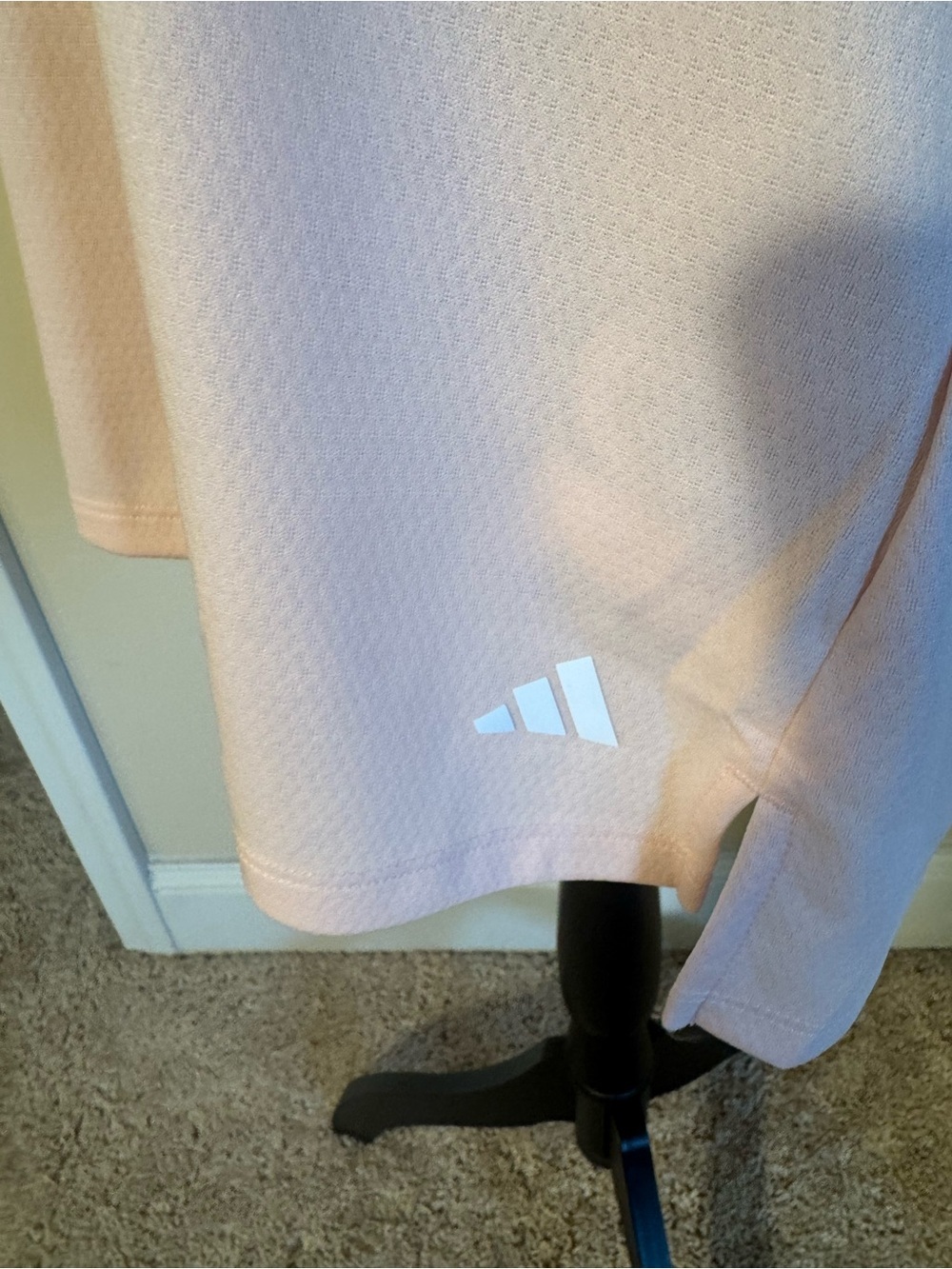 🥳Adidas Light Pink Polo Top NWT - Picture 3 of 5